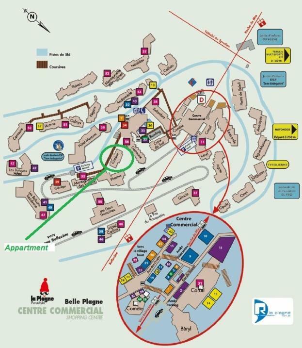 拉普拉涅Carene - Belle Plagne - 8 Personnes公寓 外观 照片